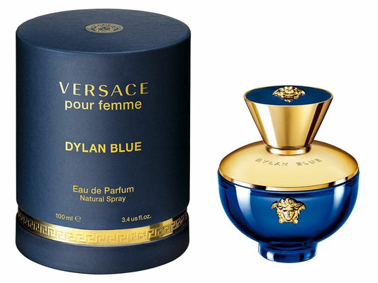 VERSAGE POUR FEMME DYLAN BLUE PERFUM NATURAL SPRAY 100 ML 3.4 US FL OZ - HOSTDIEN